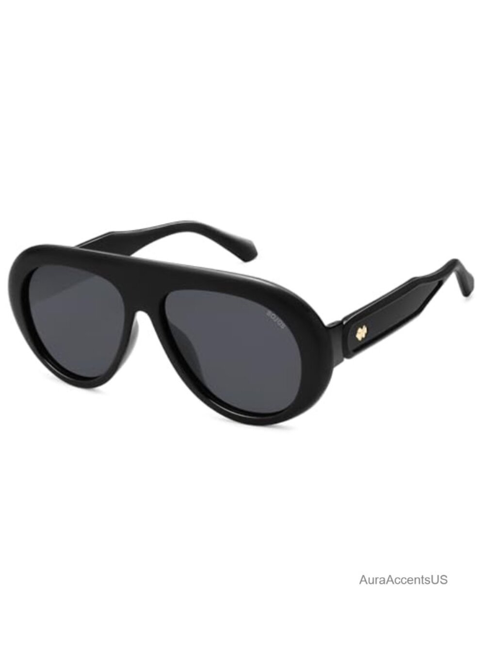 Oversized Polarized Aviator Sunglasses Full Frame Retro 70s Style UV400